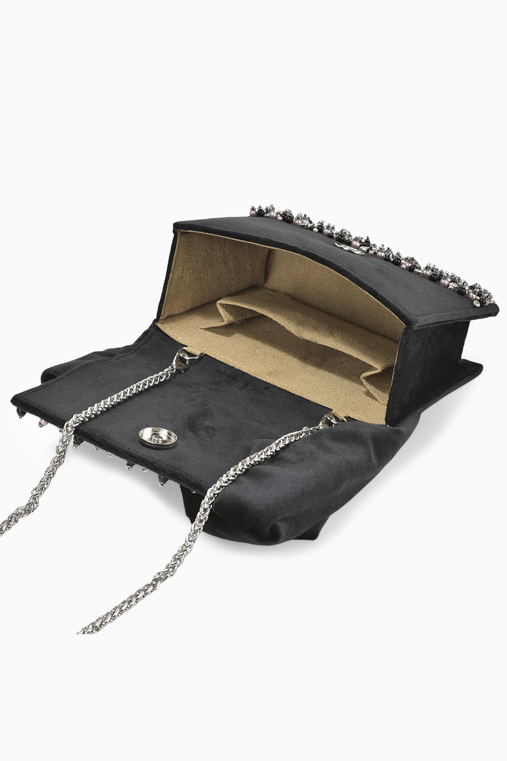 Black Venti Stud Bag