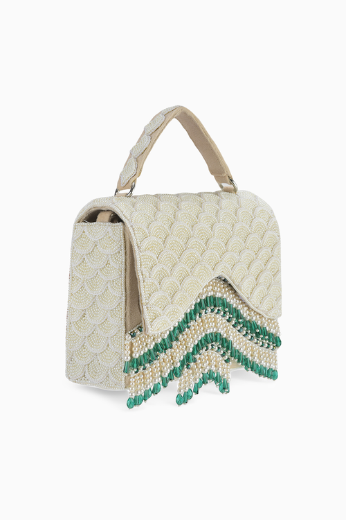Julia White Box Bag