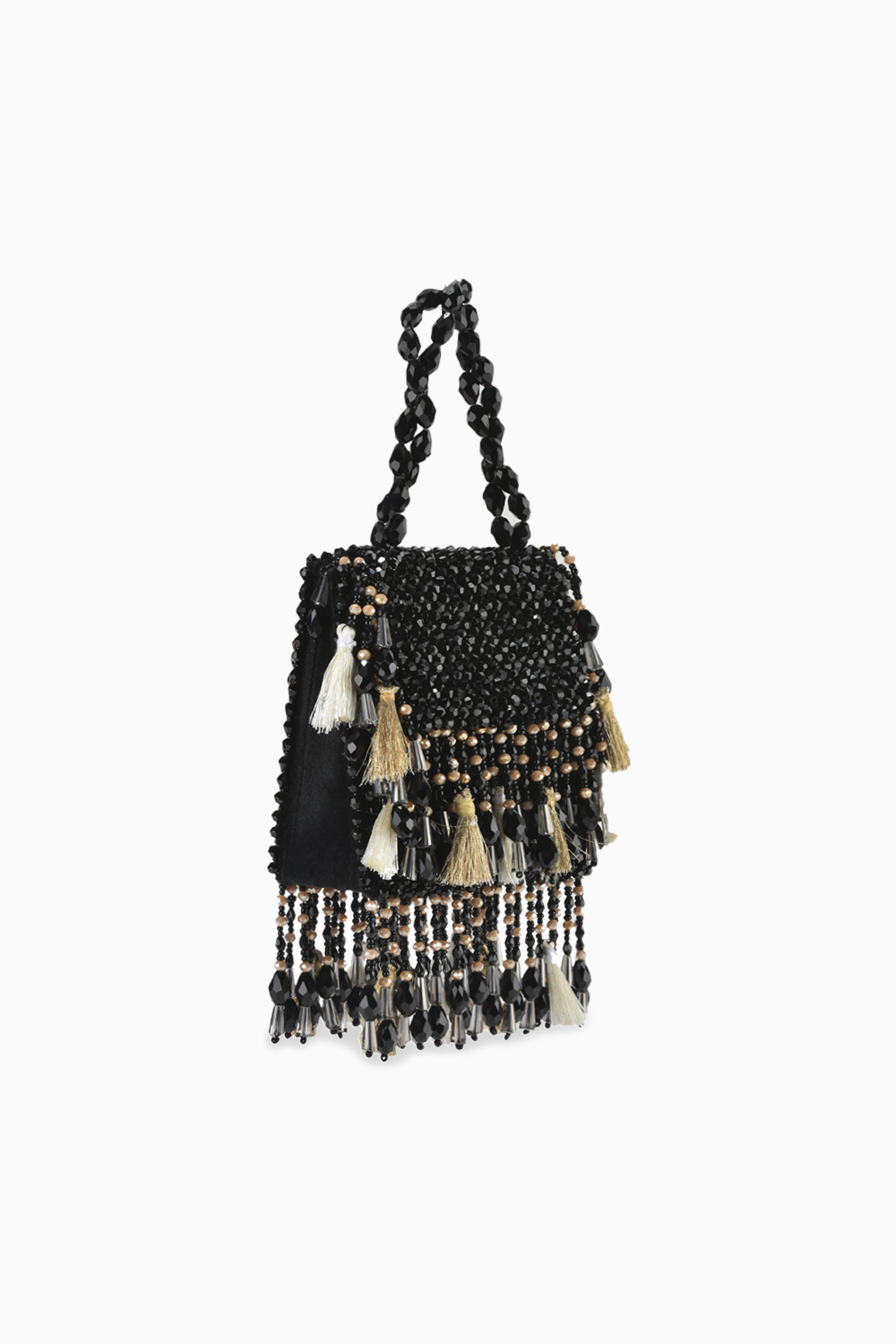 Daphne Black Crystal Bag