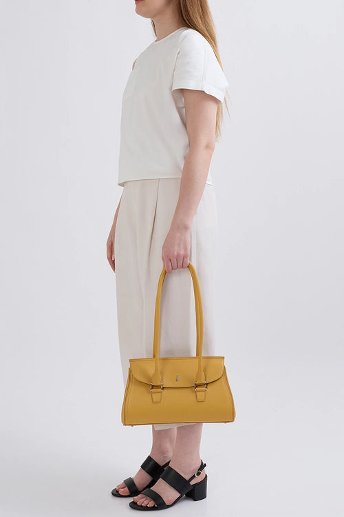 Coco Pebble Bisque Baguette Bag