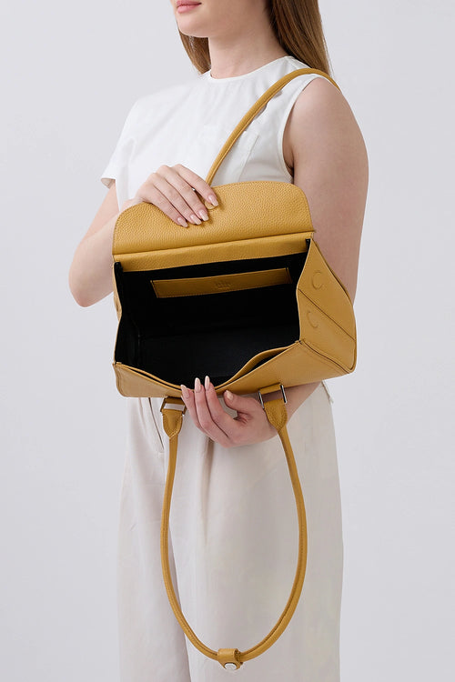 Coco Pebble Bisque Baguette Bag