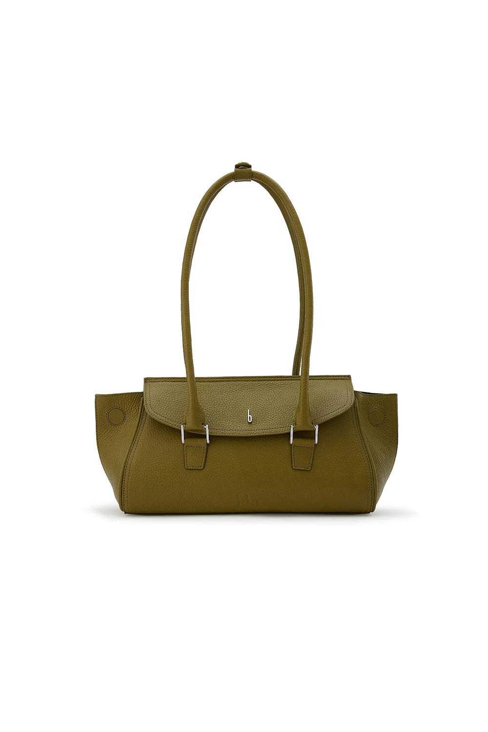 Coco Pebble Olive Baguette Bag