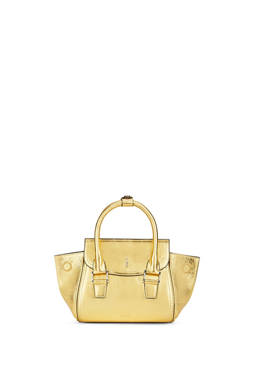 Coco Crinkle Gold Mini Crossbody Bag