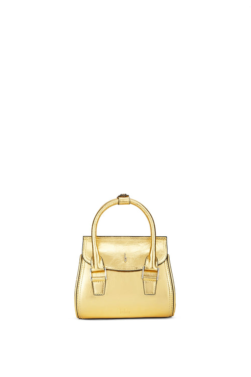 Coco Crinkle Gold Mini Crossbody Bag