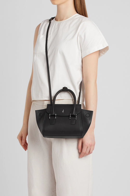 Coco Nappa Black Mini Crossbody Bag