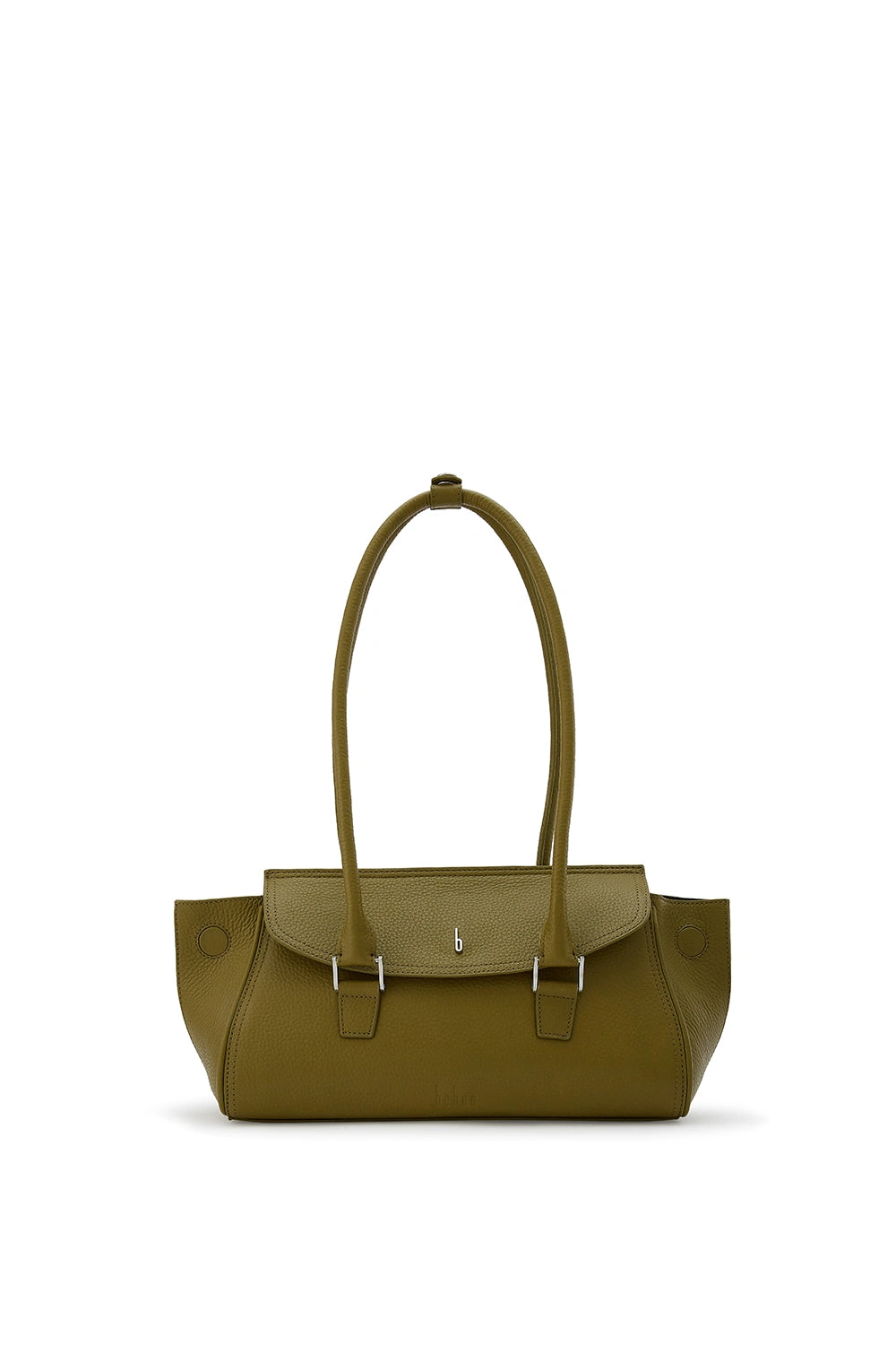 Coco Pebble Olive Baguette Bag