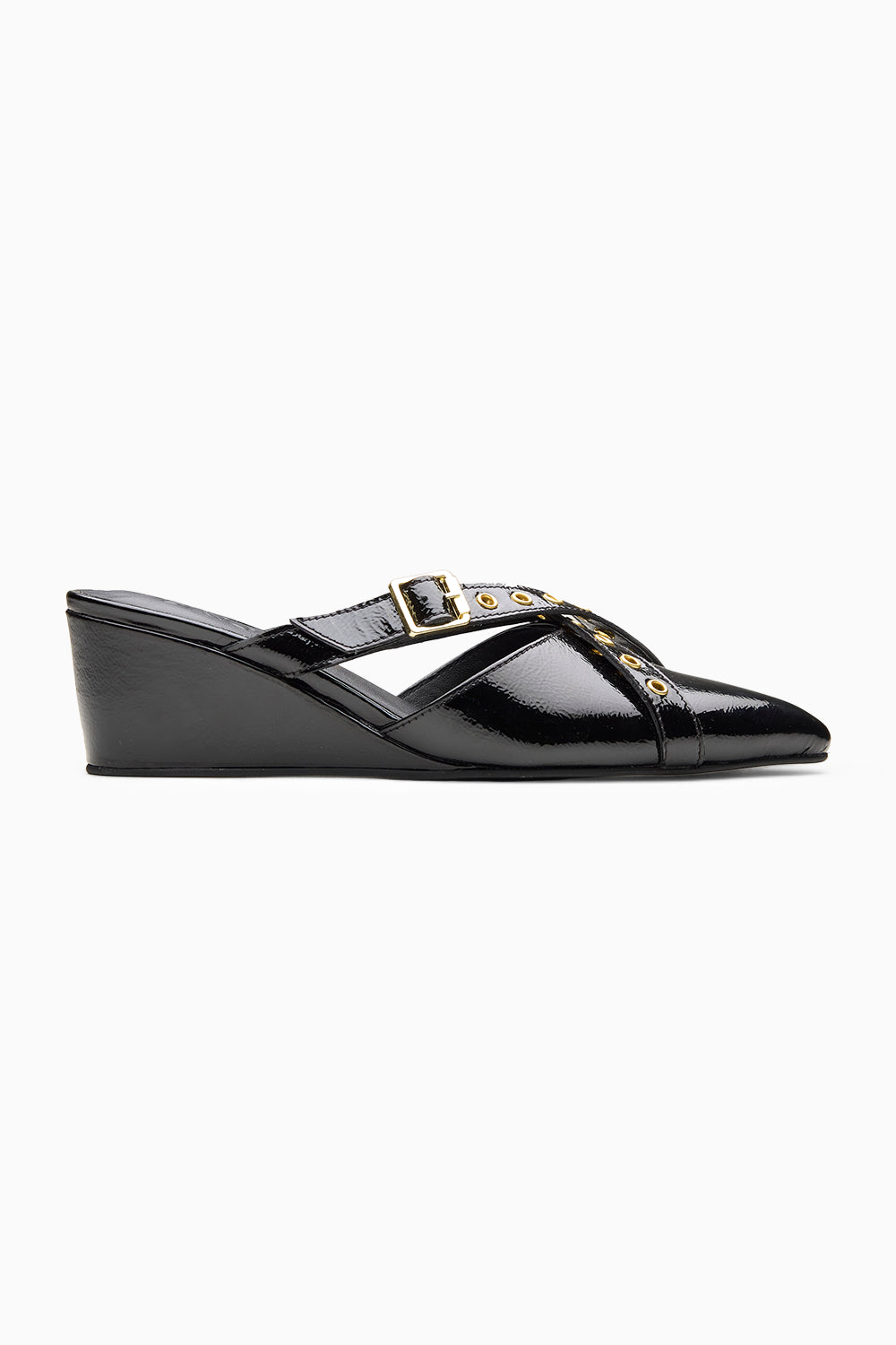 Colardo Black Wedges 