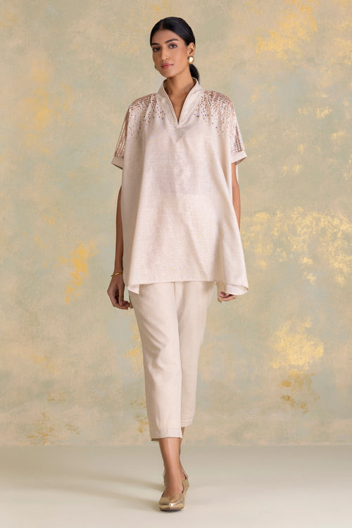 Crystal Rain Natural Square Co-ord Set