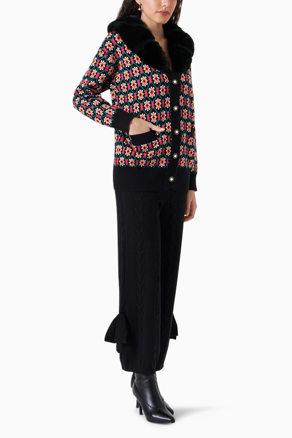 Savoy Black Winter Co-ord Set