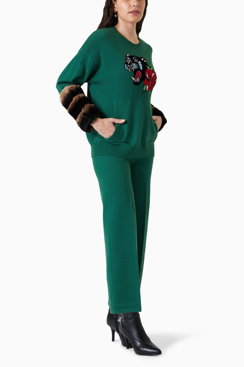 Sirrus Green Winter Co-ord Set