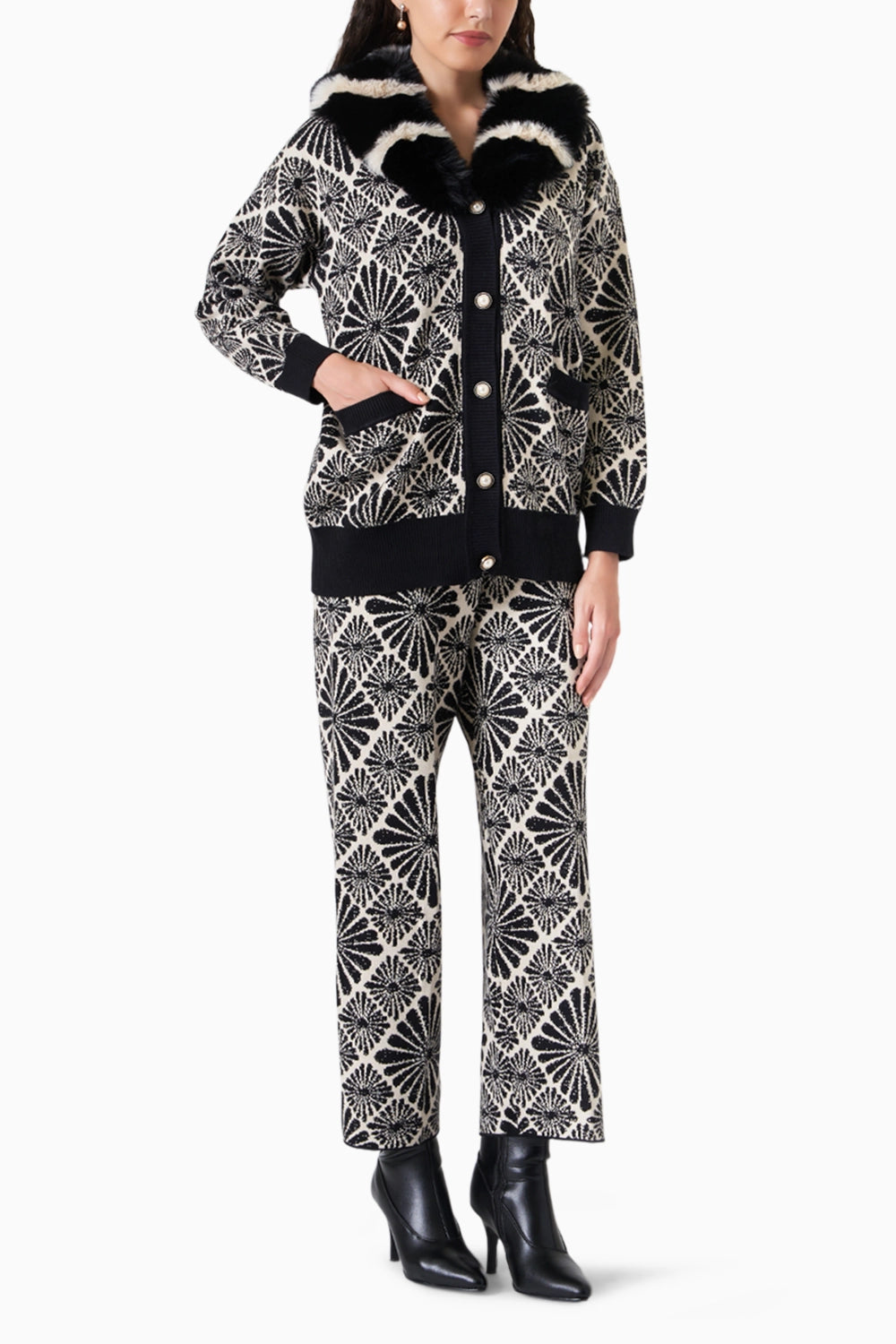 Regent Black Winter Co-ord Set