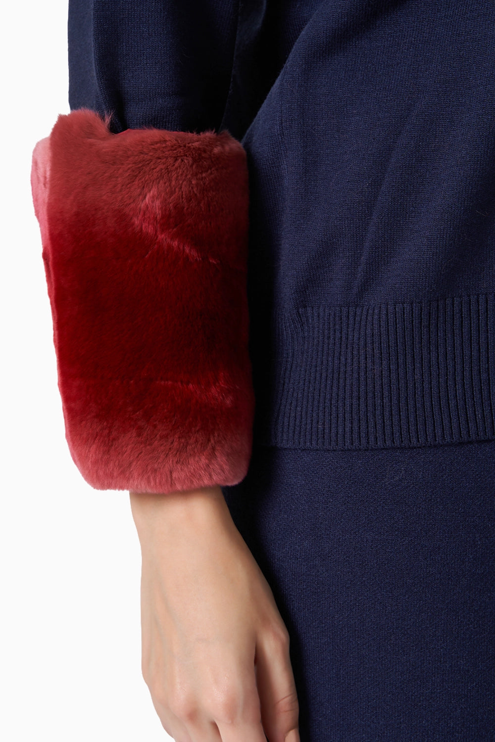 Charlotte Navy Blue Winter Co-ord Set