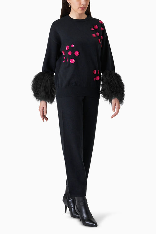 Cooper Pink and Black Winter Co-ord Set