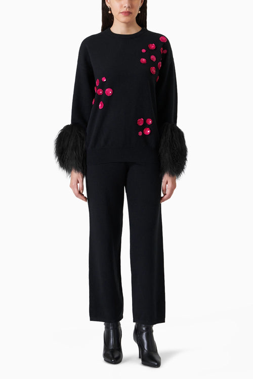 Cooper Pink and Black Winter Co-ord Set