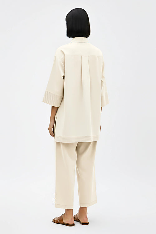 Ivory Twill Co-ord Set