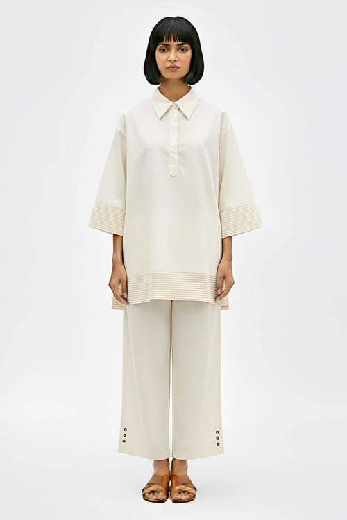 Ivory Twill Co-ord Set