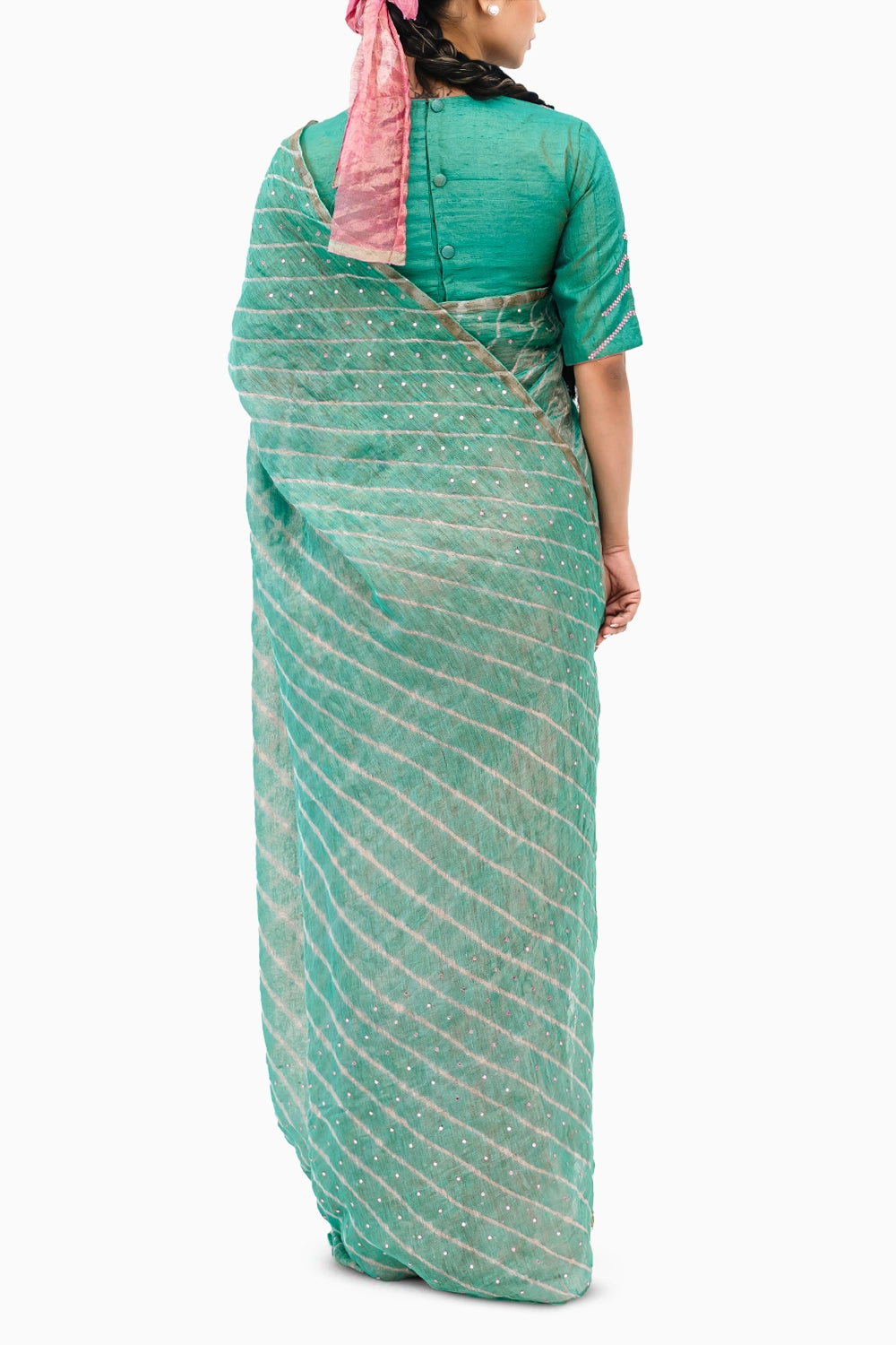 Blue Luni Saree