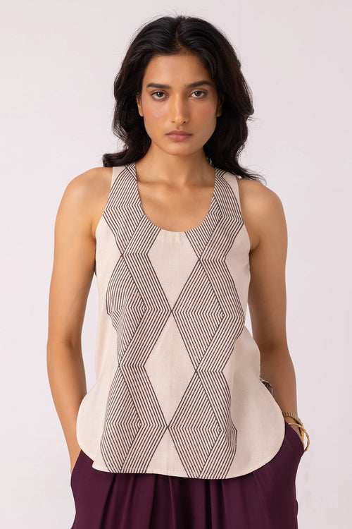 Emma Hand Printed Top