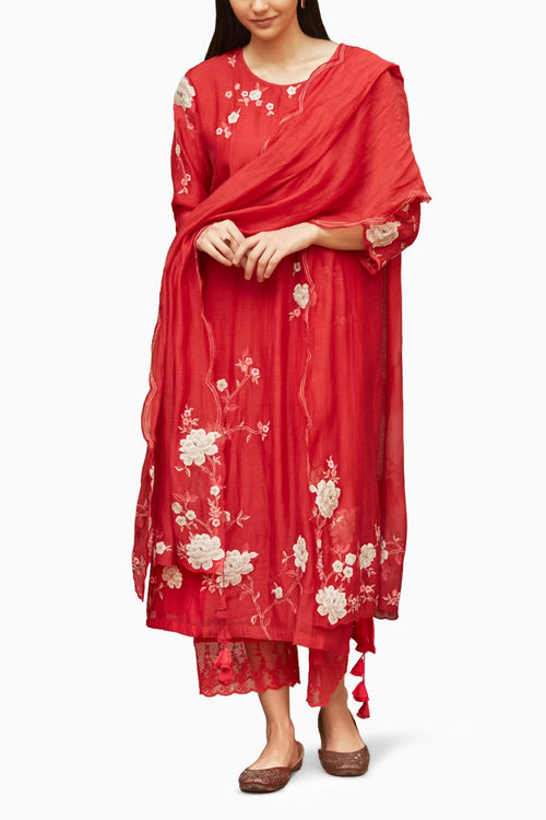 Camellia Floral Kurta Set