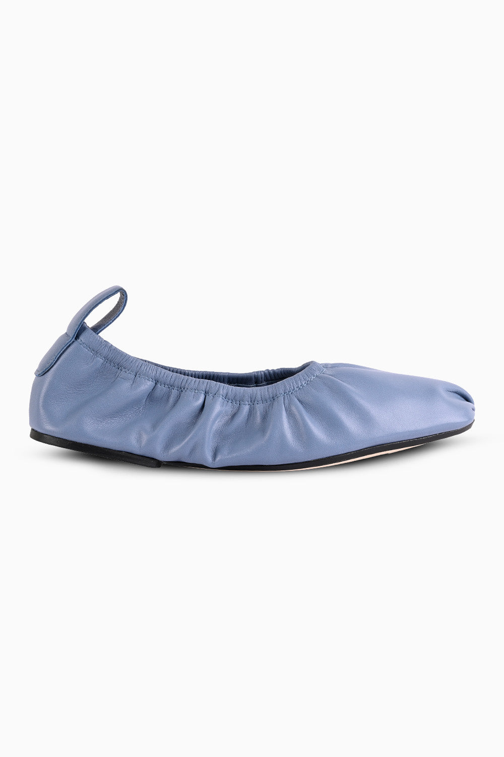 Camille Blue Elasticated Ballerina