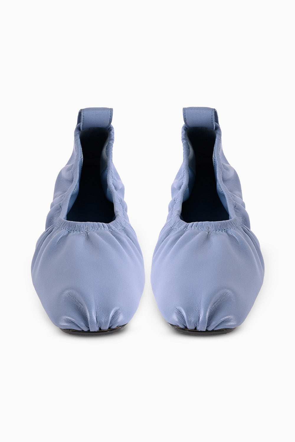 Camille Blue Elasticated Ballerina