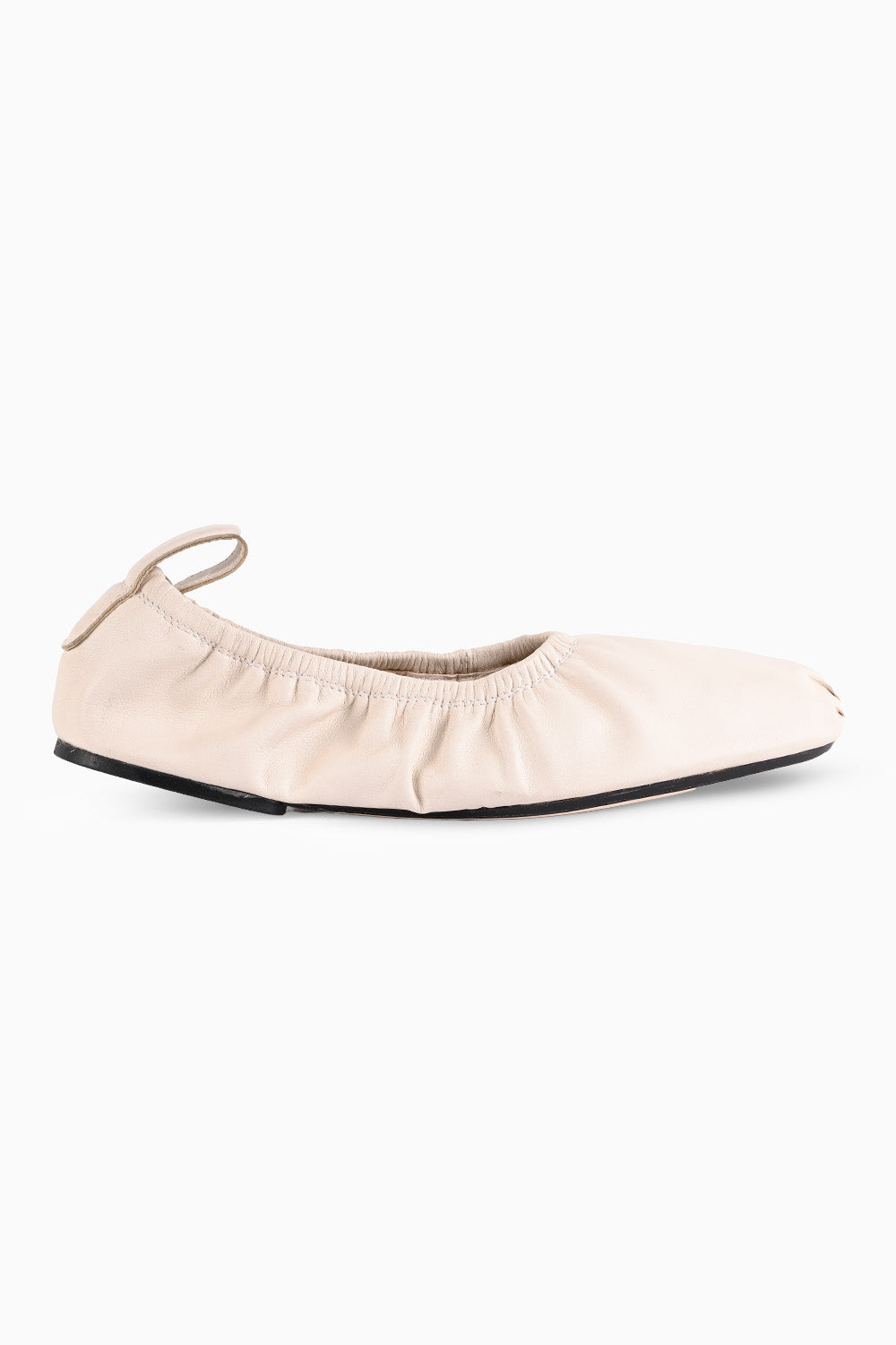 Camille Ivory Elasticated Ballerina