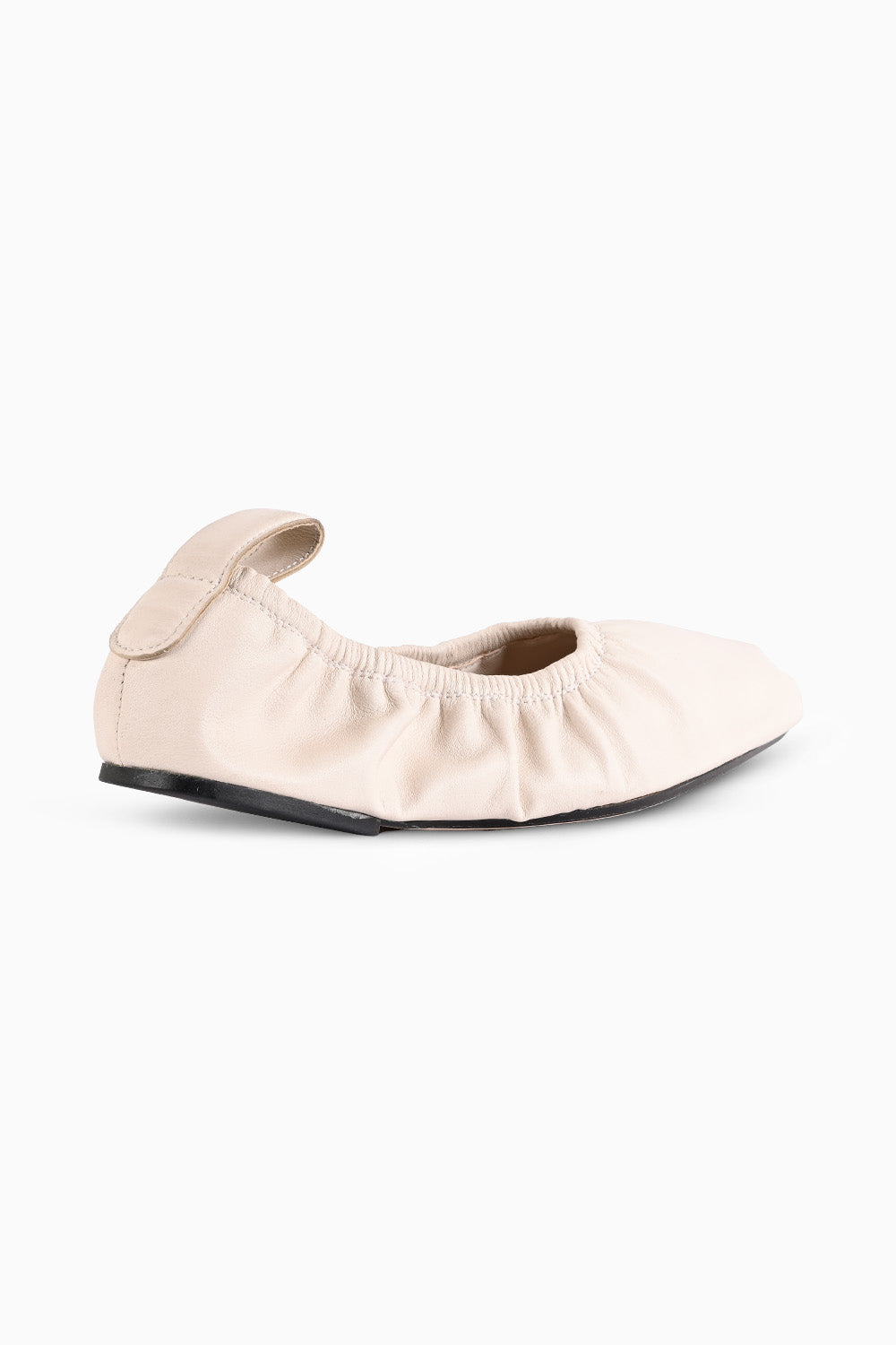 Camille Ivory Elasticated Ballerina