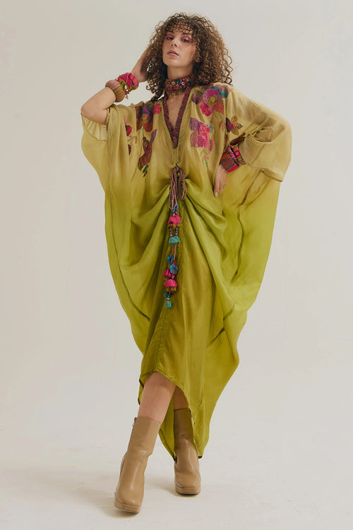 Cherry-Blossom Kaftan