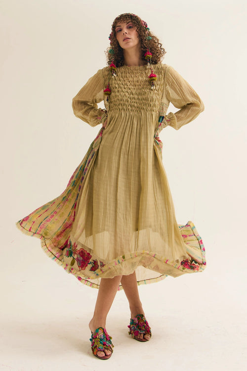 Della Emb Dress