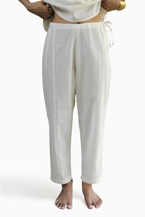 White Ciggie Pants