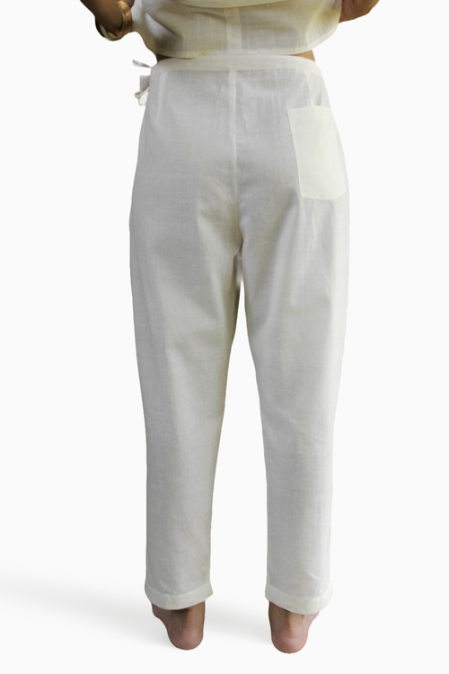 White Ciggie Pants