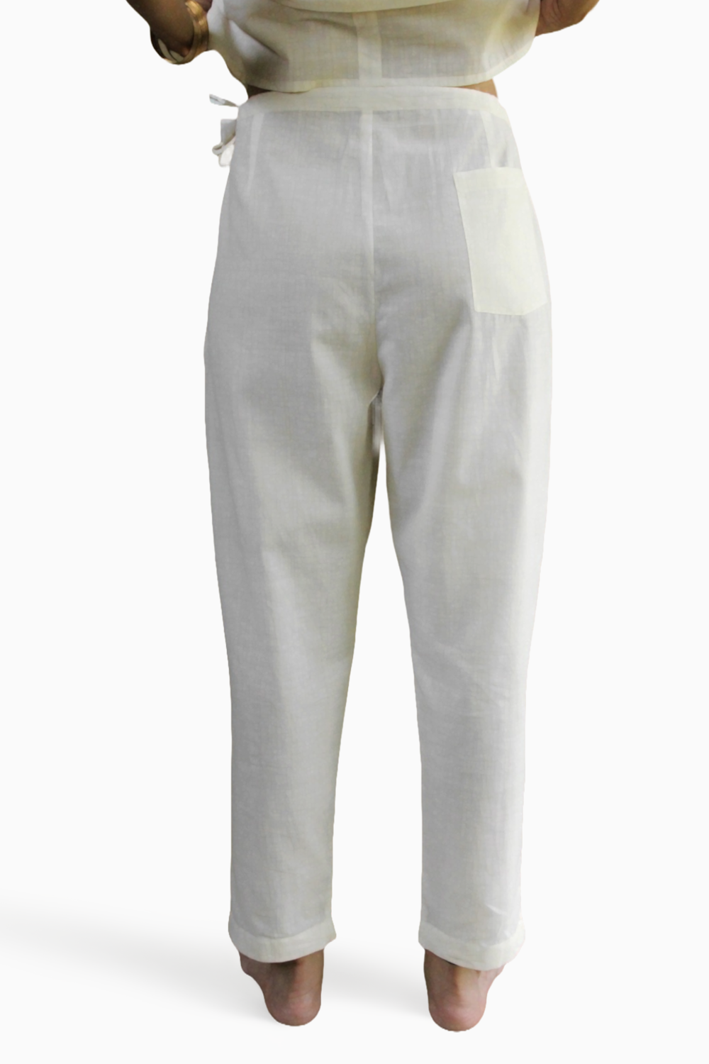 White Ciggie Pants