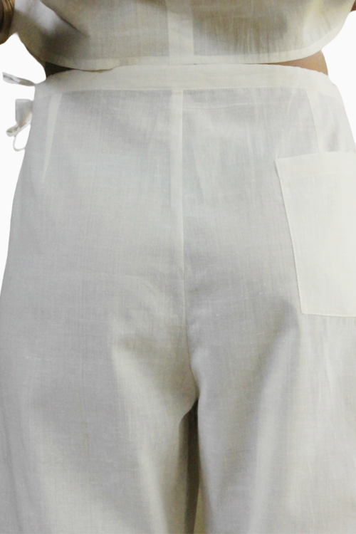 White Ciggie Pants