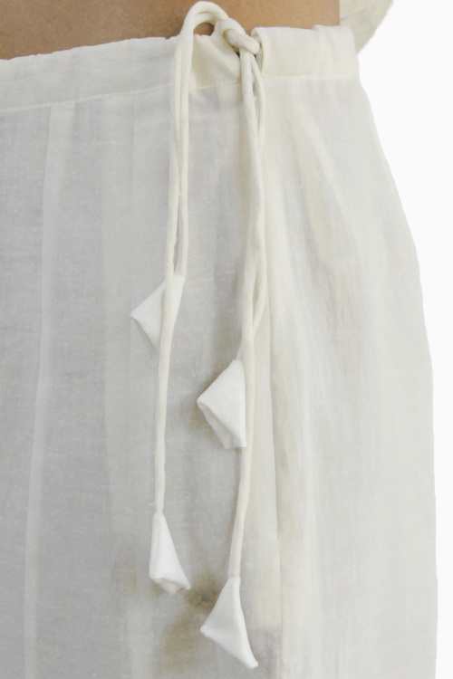 White Ciggie Pants
