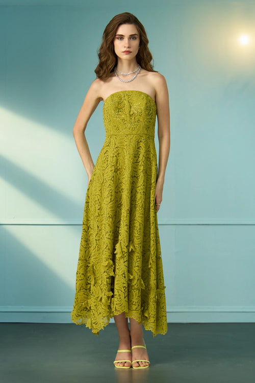 Clover Chartreuse Dress