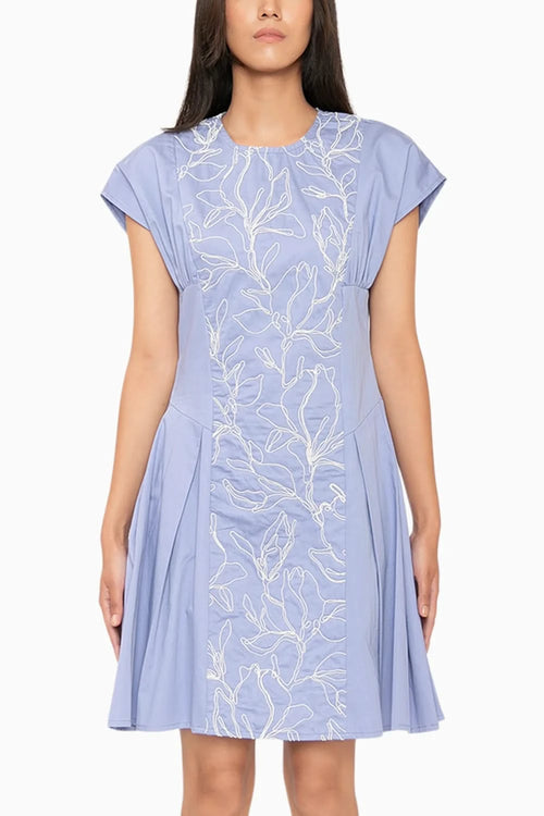 Blue Lily of the Valley Dress