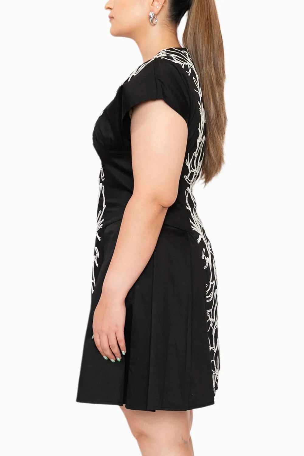 Black Lily of the Valley Dress