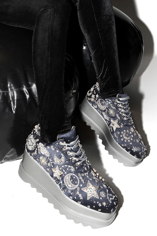 Moonwalk Wedge Sneakers