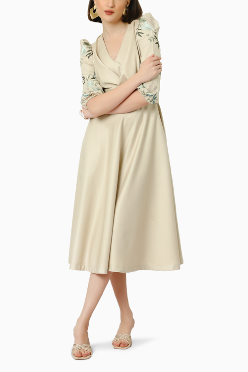 Oat Woodland Dress