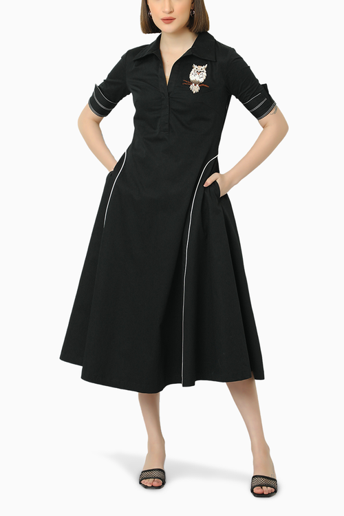 Black Nightowl Dress