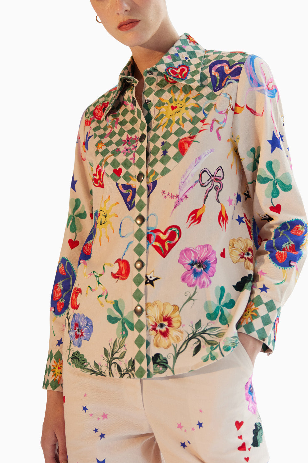 Garden of Eden Celia Shirt with Pants