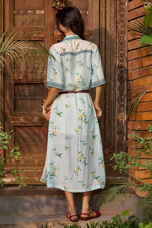 Ciel & Rosé Floral Shirt Dress