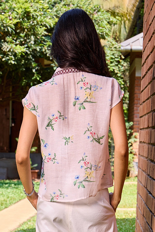Rosé Floral Shirt