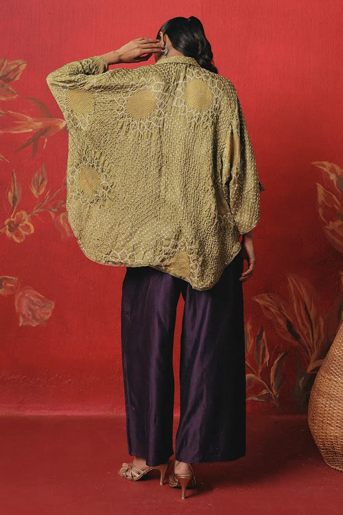 Midnight Purple Ankle Palazzo