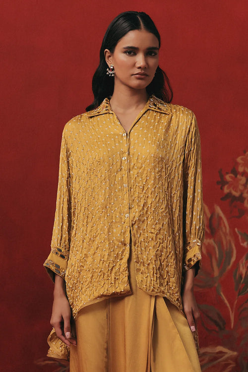 Amber Haze Bandhani Tunic Set