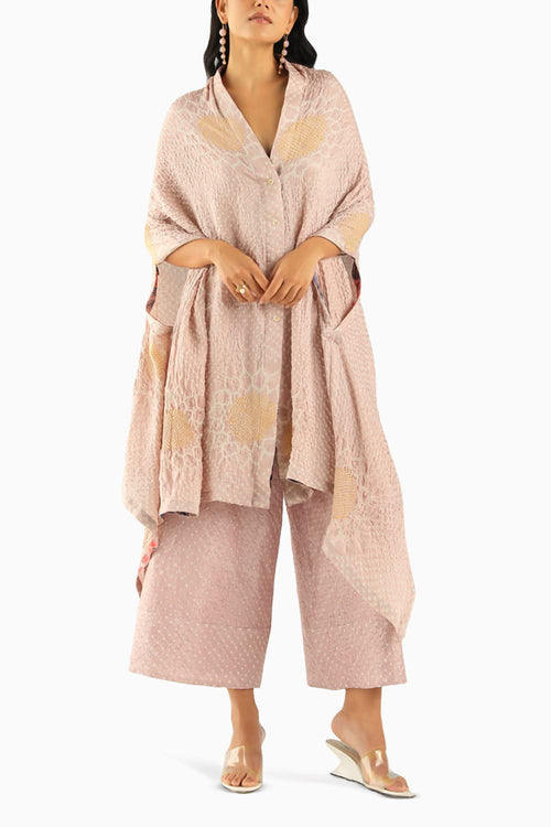 Peach Cape Tunic