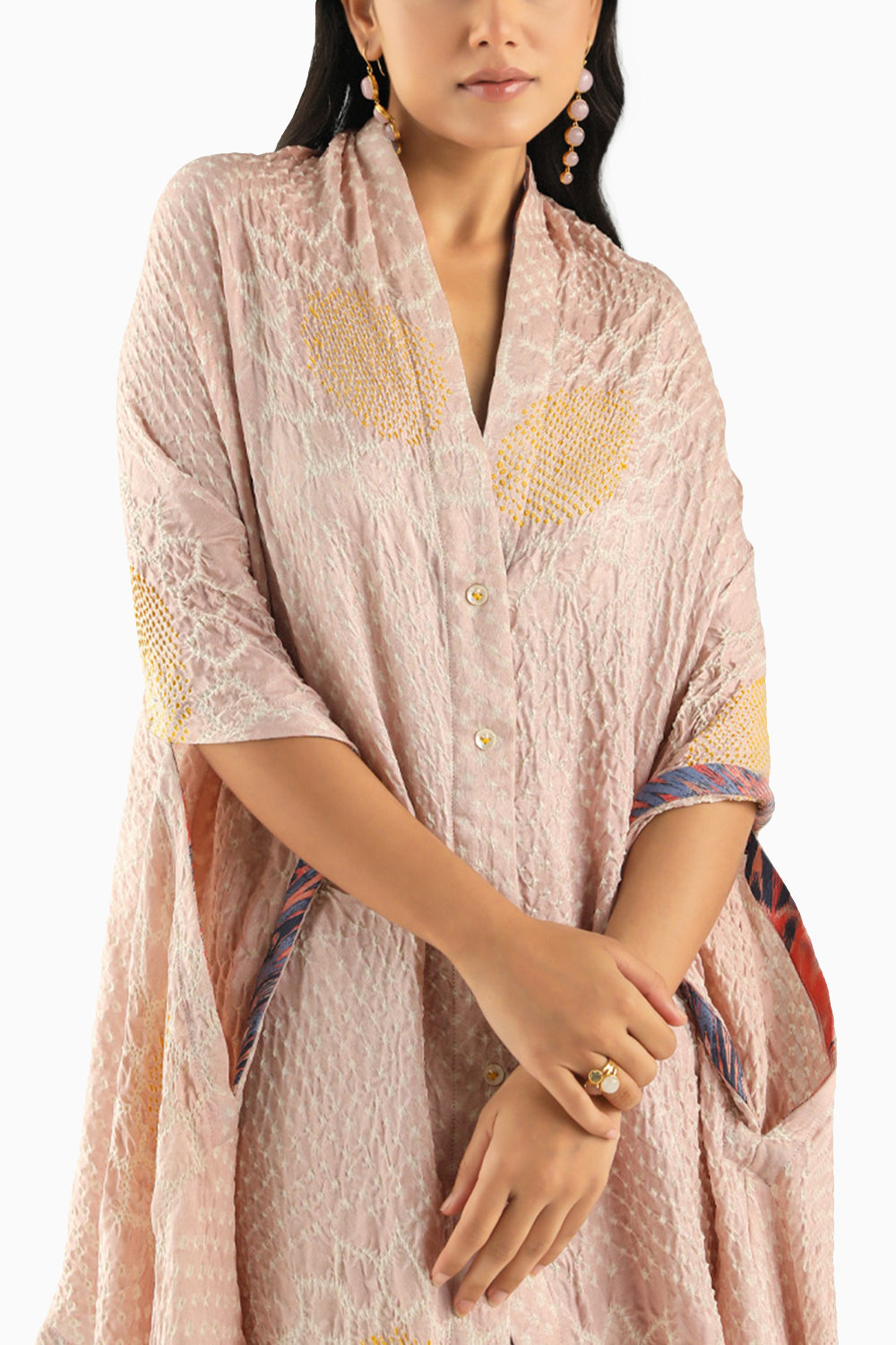 Peach Cape Tunic