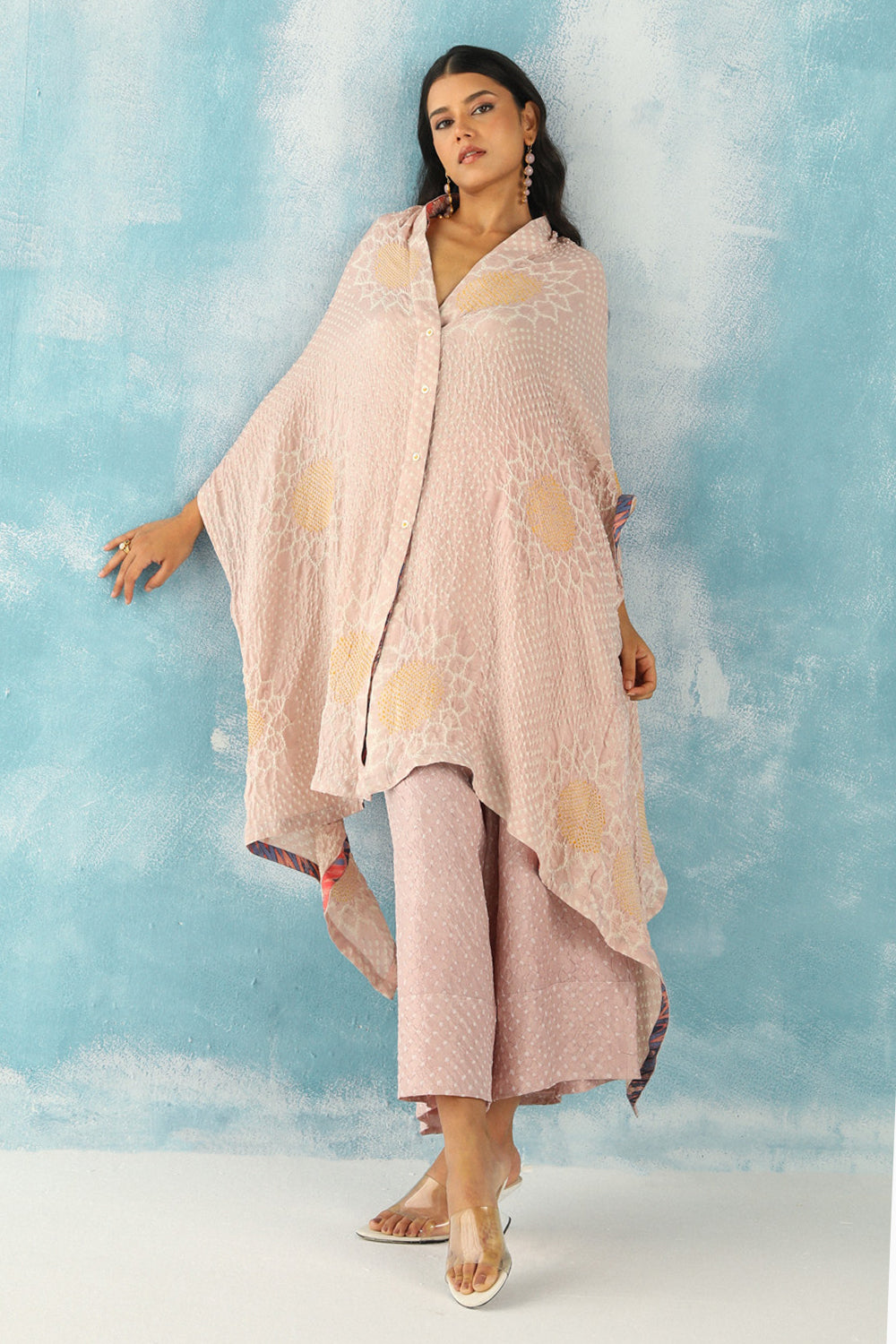 Peach Cape Tunic