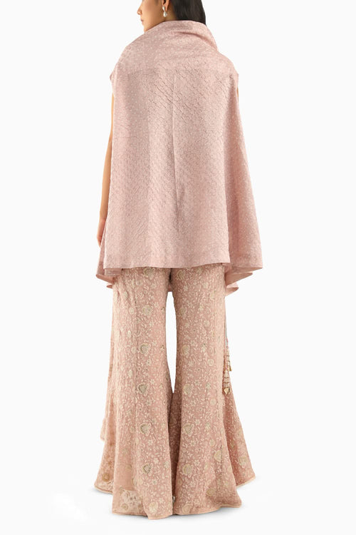 Pink Tulip Chikankari Pants