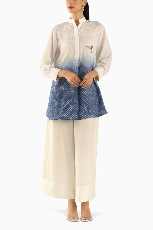 OmbrÃƒÂ¨ Oversize Tunic with Palazzo